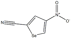 2-Cyano-4-nitroselenophene Struktur