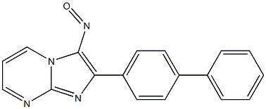 3-Nitroso-2-(1,1'-biphenyl-4-yl)imidazo[1,2-a]pyrimidine Struktur