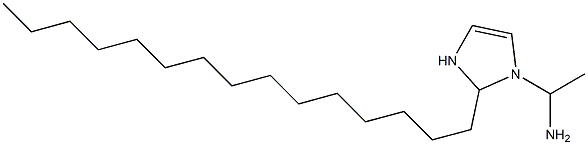 1-(1-Aminoethyl)-2-pentadecyl-4-imidazoline Struktur