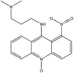 1-Nitro-9-[[3-(dimethylamino)propyl]amino]acridine 10-oxide Struktur