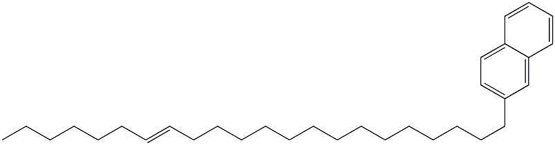 2-(15-Docosenyl)naphthalene Struktur