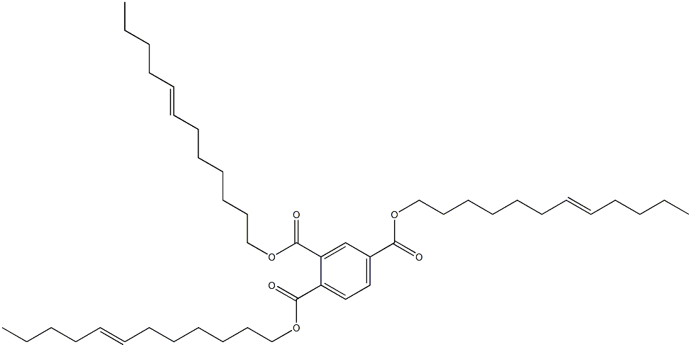 1,2,4-Benzenetricarboxylic acid tri(7-dodecenyl) ester Struktur