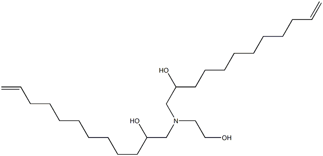 1,1'-[(2-Hydroxyethyl)imino]bis(11-dodecen-2-ol) Struktur