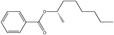 (+)-Benzoic acid (S)-1-methylheptyl ester Struktur