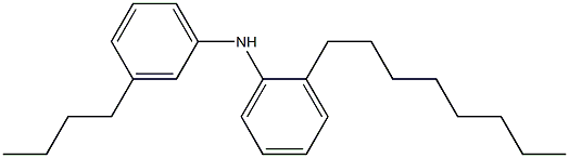 3-Butyl-N-(2-octylphenyl)aniline Struktur