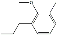 1-Methoxy-2-methyl-6-propylbenzene Struktur