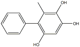 6-Methyl-5-phenyl-1,2,4-benzenetriol Struktur