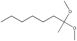 2,2-Dimethoxyoctane Struktur