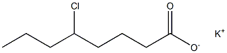 5-Chlorocaprylic acid potassium salt Struktur