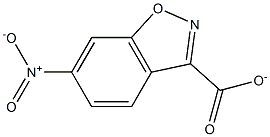 6-Nitro-1,2-benzisoxazole-3-carboxylate Struktur