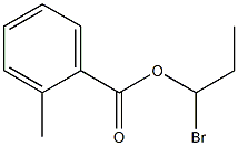 2-Methylbenzenecarboxylic acid 1-bromopropyl ester Struktur