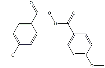 Bis(4-methoxybenzoyl) peroxide Struktur