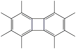 1,2,3,4,5,6,7,8-Octamethylbiphenylene Struktur