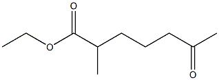 2-Methyl-6-oxoheptanoic acid ethyl ester Struktur