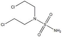 N,N-Bis(2-chloroethyl)sulfamide Struktur