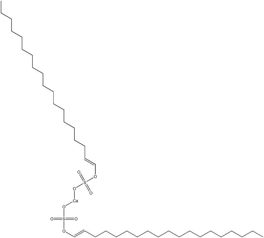 Bis[(1-nonadecenyloxy)sulfonyloxy]calcium Struktur