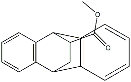 9,10-Dihydro-9,10-ethanoanthracene-11-carboxylic acid methyl ester Struktur