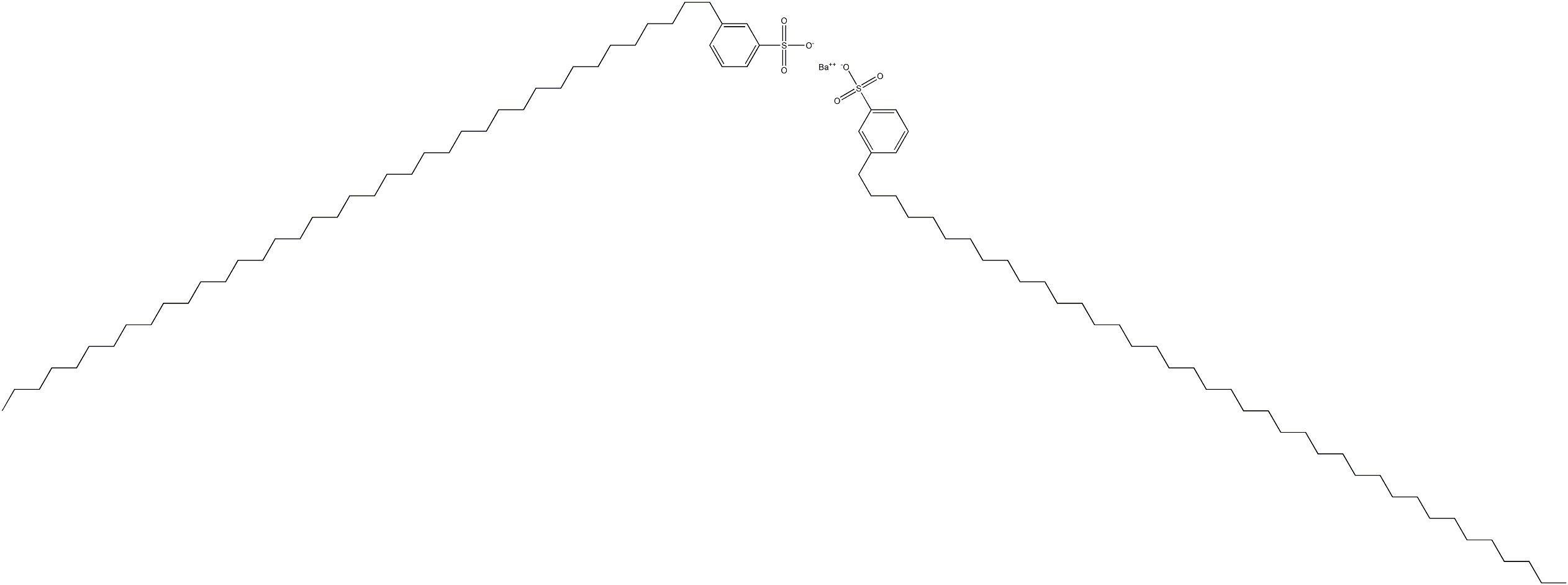 Bis[3-(nonatriacontan-1-yl)benzenesulfonic acid]barium salt Struktur