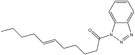 1-(6-Undecenoyl)-1H-benzotriazole Struktur