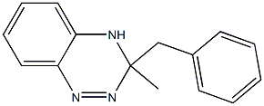 3-Methyl-3-benzyl-3,4-dihydro-1,2,4-benzotriazine Struktur