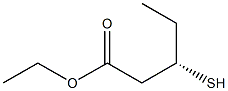 [S,(+)]-3-Mercaptovaleric acid ethyl ester Struktur