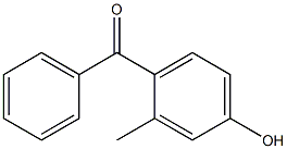 4-Benzoyl-3-methylphenol Struktur