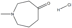 1-methylhexahydroazepine-4-one hydrochloride Struktur