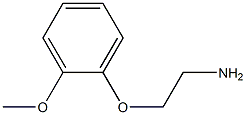 2-(2-methoxyphenoxy)ethylamine Struktur