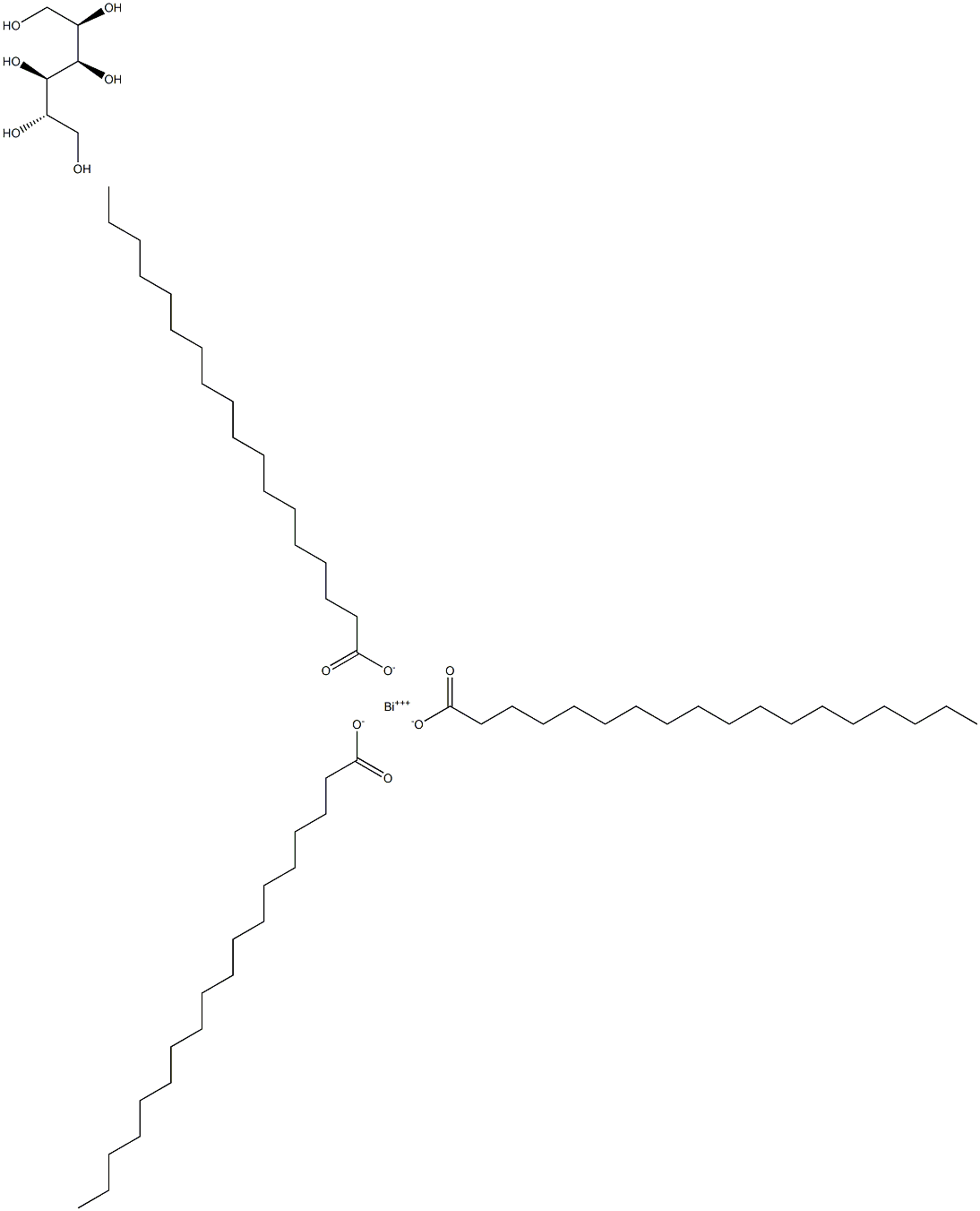 Sorbitol bismuth stearate Struktur