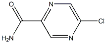 6-chloropyrazine-3-carboxamide Struktur