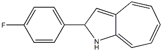 (4Z,6Z,8E)-2-(4-fluorophenyl)-1,2-dihydrocyclohepta[b]pyrrole Struktur