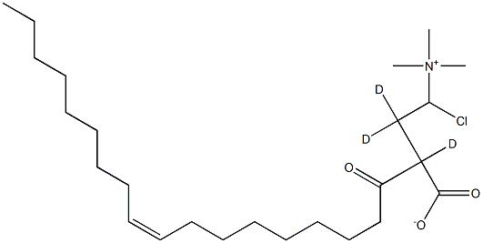 Oleoyl-L-carnitine-d3 (chloride) Struktur