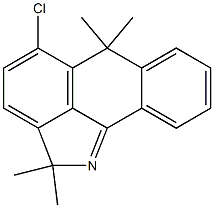 5-Chloro-2,2,6,6-tetramethyl-2,6-dihydro-dibenzo[cd,g]indole Struktur