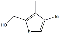 (4-Bromo-3-methyl-thiophen-2-yl)-methanol Struktur