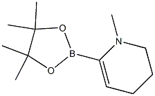 1-Methyl-6-(4,4,5,5-tetramethyl-1,3,2-dioxaborolan-2-yl)-1,2,3,4-tetrahydropyridine Struktur