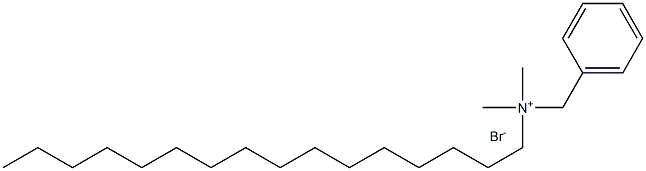 十六烷基二甲基芐基溴化銨 結(jié)構(gòu)式