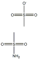 Methanesulfonate methanesulfonamide impurity Struktur