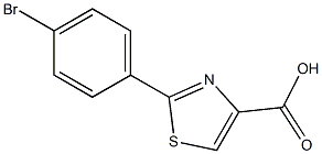 2-(4-BROMO-PHENYL)-THIAZOLE-4-CARBOXYLIC ACID Struktur