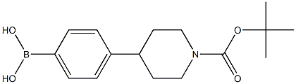 4-(1-(TERT-BUTOXYCARBONYL)PIPERIDIN-4-YL)PHENYLBORONIC ACID Struktur