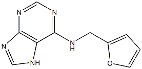 6-FURFURYLAMINOPURINE Struktur