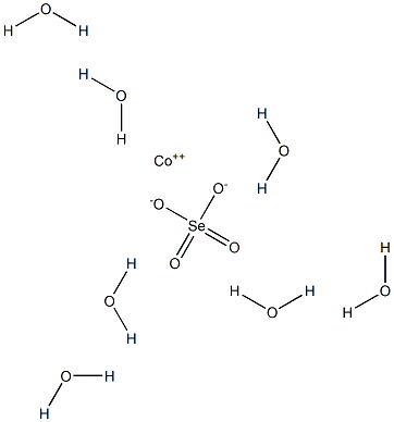 Cobalt(II) selenate heptahydrate Struktur