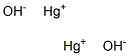 Dimercury(I) dihydroxide Struktur