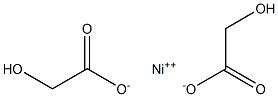 Nickel diglycolate Struktur