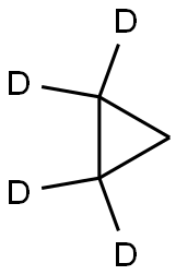 Cyclopropane-1,1,2,2-D4 (gas) Struktur