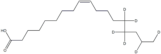 Oleic Acid-14,14,15,15,17,18-D6 Struktur