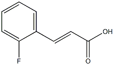 O-fluorocinnamic acid Struktur