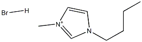 1-butyl-3-methylimidazolium hydrobromide Struktur