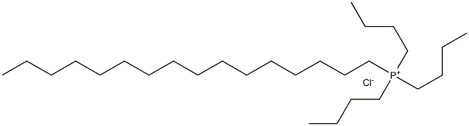 Cetyltributylphosphonium chloride Struktur