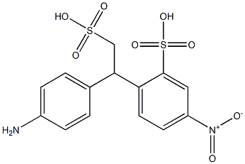 4-Nitro-4'-aminodiphenylethylene-2,2'-disulfonic acid Struktur