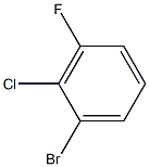 1-Bromo-2-chloro-3-fluoro benzene Struktur